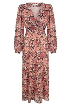 Hoss Intropia Vestidos-Aitana. Vestido estampado Castanho