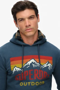 Superdry Sweatshirts-ajuste com Sweatshirt azul