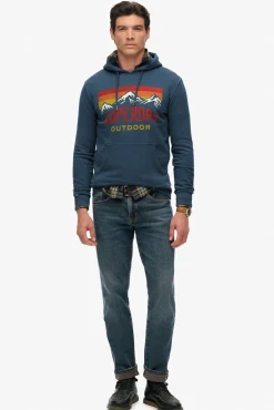 Superdry Sweatshirts-ajuste com Sweatshirt azul