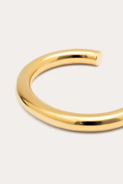 Singularu Joalharia E Bijuteria-Allegra Gold Plated Steel Bracelet estampado