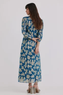 Hoss Intropia Vestidos-Amanda. Vestido jacquard Azul