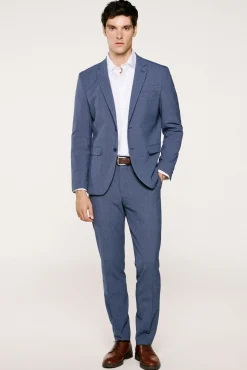 Selected Blazers|Blazers-Americana Slim Fit confeccionada con materiales reciclados. Azul