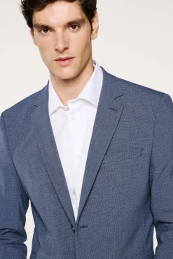 Selected Blazers|Blazers-Americana Slim Fit confeccionada con materiales reciclados. Azul