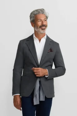 Silbon Blazers|Blazers-Americano casual Cinzento