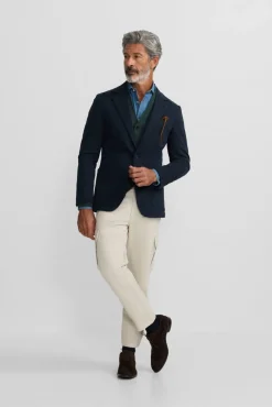 Silbon Blazers|Blazers-Americano casual Azul