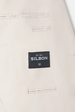 Silbon Blazers|Blazers-Americano casual Ecru