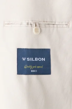 Silbon Blazers|Blazers-Americano casual Ecru