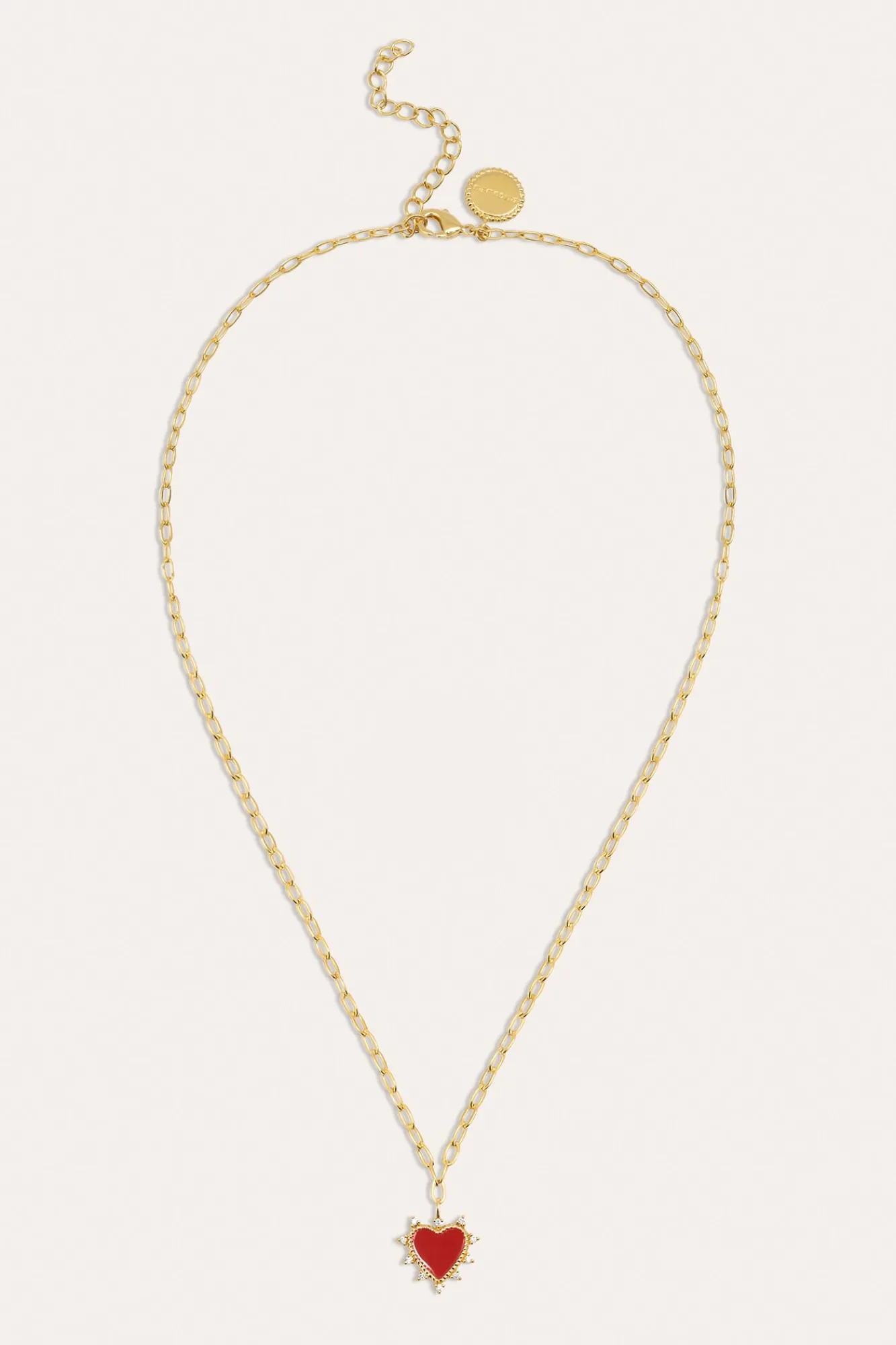 Singularu Joalharia E Bijuteria-Amour Gold Plated Necklace estampado