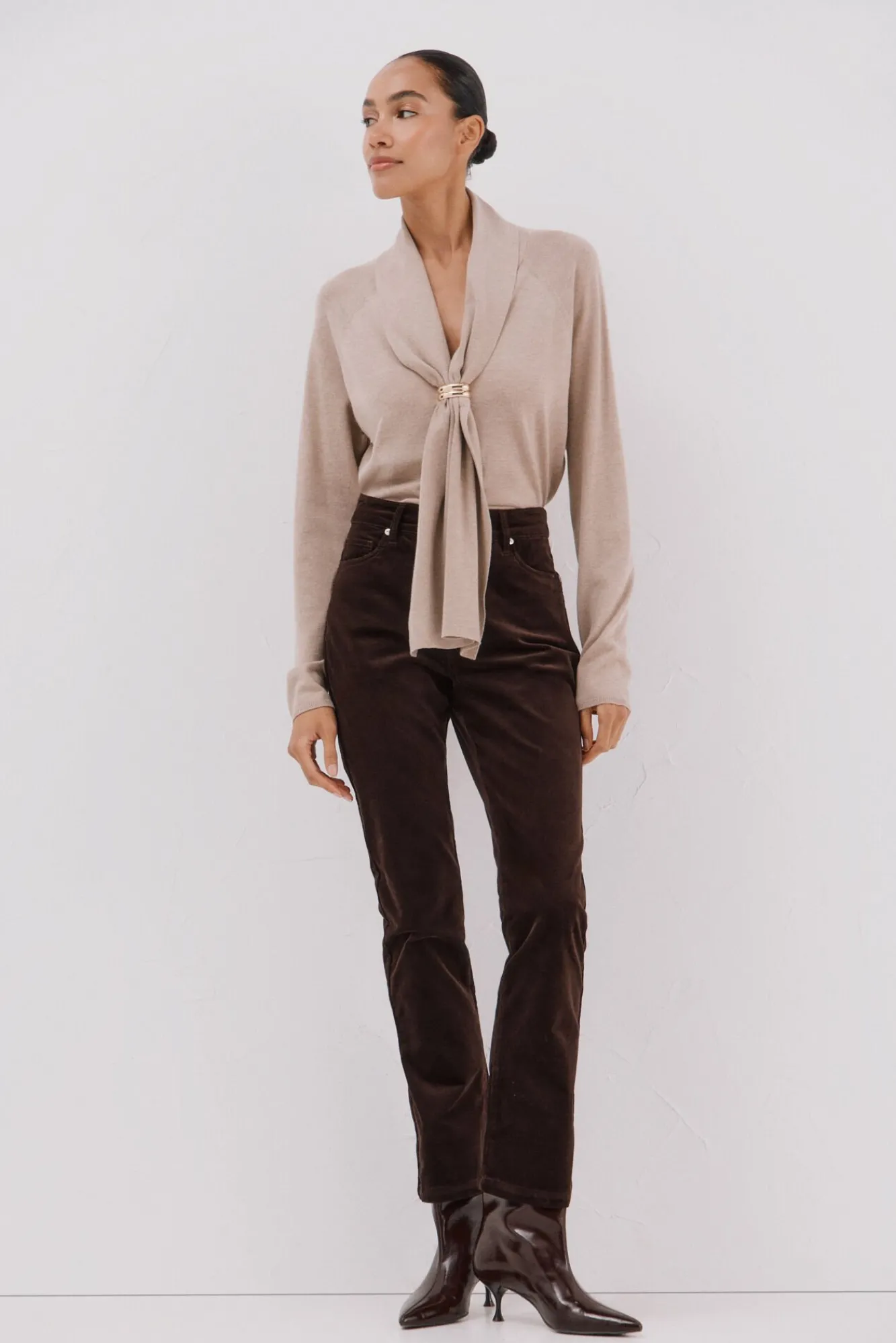 Cortefiel Camisolas-Arco de Jersey Tostado