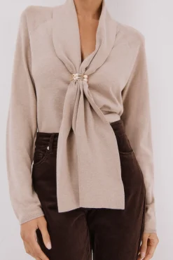 Cortefiel Camisolas-Arco de Jersey Tostado