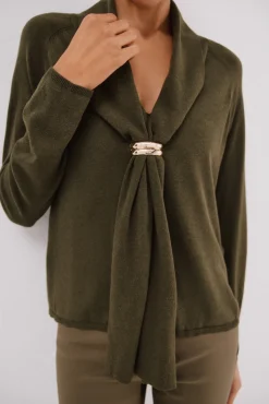 Cortefiel Camisolas-Arco de Jersey Verde