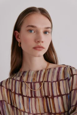 Hoss Intropia Vestidos-Aurora. Vestido estampado Beige