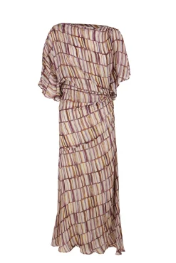 Hoss Intropia Vestidos-Aurora. Vestido estampado Beige