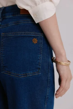 Hoss Intropia Jeans-Babette. Jeans estruturado Azul