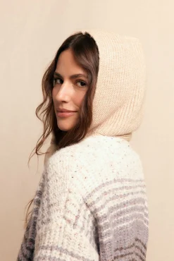 Slowlove Cachecol-Balaclaba punto Tostado