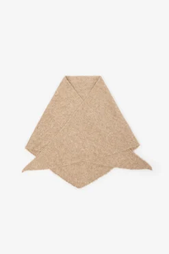 Cortefiel Cachecol-Bandana de malha Tostado