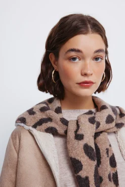 Springfield Camisolas-Bandana de malha com estampado animal cru