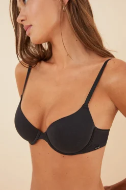 Women'secret Roupa Interior-BEAUTIFUL Soutien algodão preto
