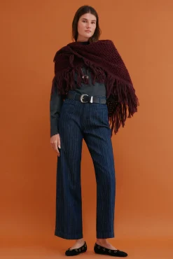 Hoss Intropia Jeans|Calças-Begoña. Jeans de perna larga Azul