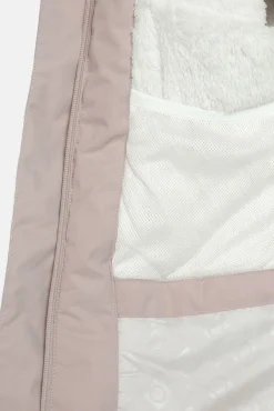 Izas Sobretudos-Belvis com casaco acolchoada impermeável rosa