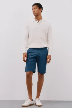 Cortefiel Calças|Chinos-Bermuda chino Azul