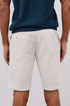 Cortefiel Calças|Chinos-Bermuda chino Ecru