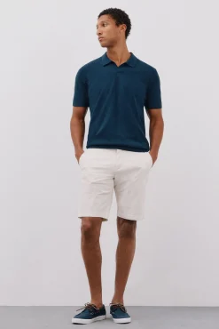 Cortefiel Calças|Chinos-Bermuda chino Ecru