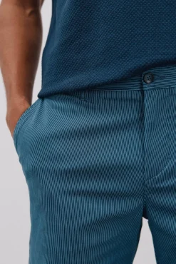 Cortefiel Calças|Chinos-Bermudas chinos estampadas Azul
