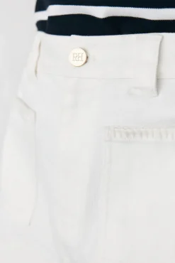 Pedro del Hierro Jeans|Calças-Bermudas jeans Branco