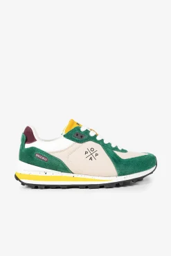 Popa Sneakers|Calçado De Couro-Blake Nylon Esportivo Feminino Verde