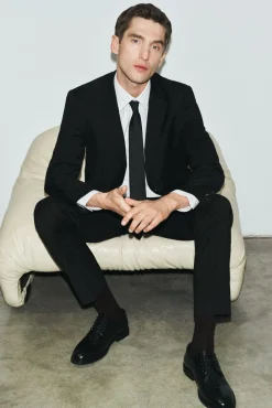 Cortefiel Blazers|Blazers-Blazer -marinho slim fit Azul