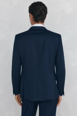 Pedro del Hierro Blazers|Blazers-Blazer bi-elástico liso e sob medida Azul