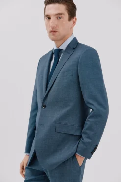 Cortefiel Blazers|Blazers-Blazer birdseye coolmax® Azul