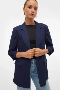 Vero Moda Blazers-Blazer básica Azul