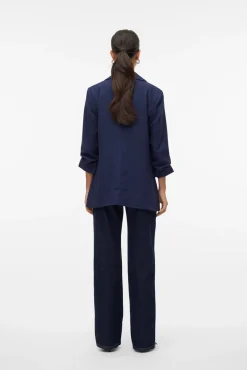 Vero Moda Blazers-Blazer básica Azul