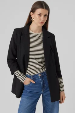 Vero Moda Blazers-Blazer básica Preto