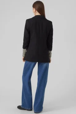 Vero Moda Blazers-Blazer básica Preto