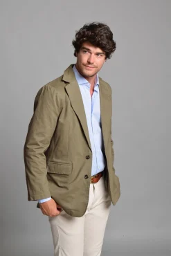 Cloking Blazers|Blazers-Blazer Casual Verde