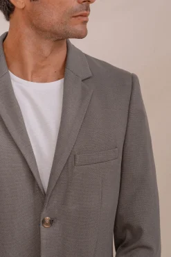 Celopman Blazers|Blazers-Blazer Casual Estrutura verde