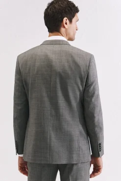 Cortefiel Blazers|Blazers-Blazer cinza estruturado slim fit Cinzento