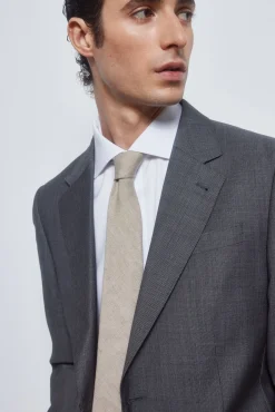 Pedro del Hierro Blazers|Blazers-Blazer cinzento bi-stretch slim Cizento