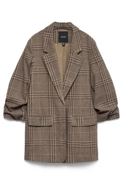 Vero Moda Blazers-Blazer com manga 3/4 Castanho