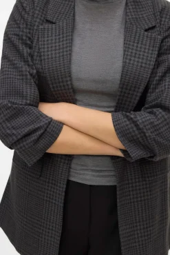 Vero Moda Blazers-Blazer com manga 3/4 Cinzento