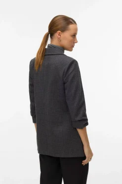 Vero Moda Blazers-Blazer com manga 3/4 Cinzento