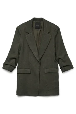 Vero Moda Blazers-Blazer com manga 3/4 Cinzento