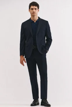 Cortefiel Blazers|Blazers-Blazer Coolmax liso Azul