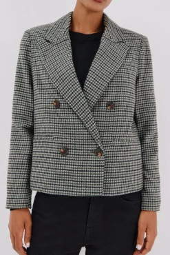 Cortefiel Blazers-Blazer curto Verde