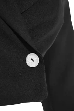 Trendyol Blazers-Blazer curto preto