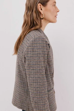 Cortefiel Blazers-Blazer curto Cinzento