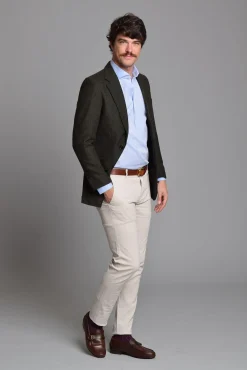 Cloking Blazers|Blazers-Blazer de lã Verde